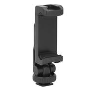 Sunxtzyl Adaptateur de Montage pour trépied à Pince pour téléphone, Support de trépied sans Fil pour téléphone avec Interface à Sabot Froid de 1/4 Pouce, Support de Pince en Alliage