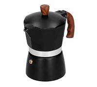 Sunxtzyl Aluminum Alloy Moka Pot, Stovetop Coffee Maker with Heat Insulation Handle, Easy to Clean Espresso Pot for Home and Office Use on Gas or Electric Stove (150 ml)