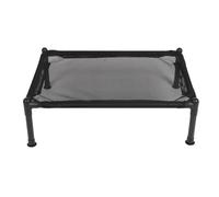 Sunxtzyl Lit surélevé pour Chien, lit surélevé avec Respirante et Cadre en Acier, lit surélevé d’extérieur pour Usage intérieur et extérieur, lit de Camp pour Chien Toutes Saisons (Petite Taille)