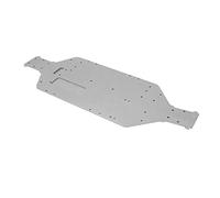 Sunxtzyl Plaque de châssis CNC en Alliage d’Aluminium, Protection blindée pour Le châssis de Voiture RC ZD Racing DBX-10 7507 à l’échelle 1/10, Finition Gris Titane et équilibre de Conduite