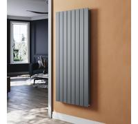 SUNXURY Radiateur Radiateur Plat Anthracite 1600 x 619 mm Radiateur Salle de Bain Design Vertical Radiateur Panneau Double Couche Radiateur Salle de Bain Raccord Central