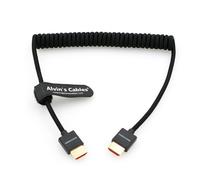 SUNY-8K 2.1 Full Hdmi Câble Spiralé Tressé Pour Atomos Ninja-V 4K-120P 4K-120P Record De Z-Cam Pour Canon-C70,Pour Sony A7S3 A9 A74