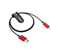 SUNY-8K 2.1 Hdmi Câble Micro-Hdmi Vers Hdmi Câble Ultra-Mince 48Gbps Haute Vitesse Pour Atomos-Ninja-V Enregistrement 4K-60P Pour Canon-R5CR5R6 Pour Sony A7R A7 Iv Caméras 70Cm/27.6