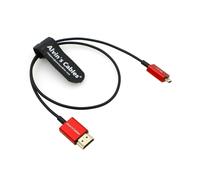 SUNY-8K 2.1 Hdmi Câble Micro-Hdmi Vers Hdmi Câble Ultra-Mince 48Gbps Haute Vitesse Pour Atomos-Ninja-V Enregistrement 4K-60P Pour Canon-R5CR5R6 Pour Sony A7R A7 Iv Caméras 45Cm/18Pouces