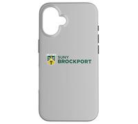 SUNY Brockport Golden Eagles Institutional Shield Logo Coque pour iPhone 16