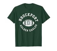 SUNY Brockport Golden Eagles Retro Distressed Football 80's T-Shirt