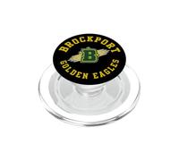 SUNY Brockport Golden Eagles Retro Distressed PopSockets PopGrip pour MagSafe