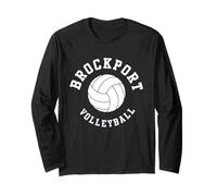 SUNY Brockport Golden Eagles Retro Volleyball Manche Longue