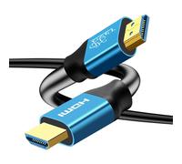SUNY-Câble Hdmi 2.0 Haute Vitesse Ultra Hd,Ultra Hdtv 2M Câble Hdmi 2.0B 4K 60Hz,Coudé 90 Degrés Cordon,Ultra Hd High Speed 18Gbps Par Ethernet,Supporte Hdr,3D,Arc,Ps4,Xbox,Projecteur