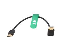 SUNY-Câble Hdmi 4K 60P 8K30P Uhd Pour Bmpcc 4K Zcam E2 Sony A7Iv F55 Canon C300 Gh5S Nikon Z9 Camera Ronin Rs2 Teradek Atomos Ninja V Moniteur Type A Hdmi 2.1 Angle De Haut 25 Cm