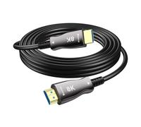 SUNY-Câble Hdmi À Fibre Optique Câble Hdmi 2.1 Ultra 8K Haute Vitesse 48 Gbps 8K @ 60 Hz 4K @ 120 Hz Prise En Charge Ddc Cec Hpd Earc Compatible Avec Hdtv Xbox Blu-Ray Monitor Projecteur (16Ft)
