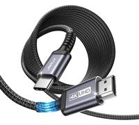 SUNY-Câble Usb C Vers Hdmi 4K 5M,Cable Usb Type C Hdmi 4K Uhd (Compatible Thunderbolt 3) Pour Macbook Pro 2018/2017,Ipad Pro 2018/Air 2020,Samsung Galaxy S20/S10,Surface Book 2,Huawei P40 Etc.