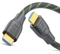 SUNY-Conecto Câble Hdmi 2.1 8K (3840 × 2160) Haute Vitesse De 1,50 M Avec Canal Ethernet (Heac) Et Contacts Plaqués Or