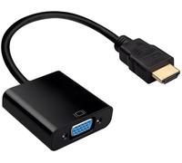 SUNY-Convertisseur Hdmi (Mâle) Vers Vga (Femelle) Avec Connexions Plaqué Or Full Hd 1080P