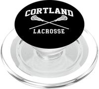 SUNY Cortland Red Dragons Lacrosse Vintage 90's PopSockets PopGrip pour MagSafe