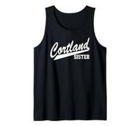 SUNY Cortland Sister Red Dragons Script Sibling Débardeur
