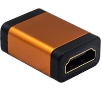 SUNY-Coupleur Hdmi,Adaptateur Hdmi Femelle Vers Femelle Plaqué Or,Connecteur Hdmi Compatible Avec Ethernet 4Kx2K@60Hz,Vidéo 3D,Uhd,Hdr,Hdcp Et Plus (Orange)
