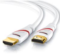 SUNY-Csl-Câble Hdmi 8K 4K 2.1/2.0 10M-8K @ 60Hz 4K @ 120Hz Avec Dsc-48 Gbit/S-3D-Ultra Haute Vitesse Avec Ethernet-Tv Blu-Ray Ps5 Xbox Series X Switch-Blanc-10 Mètres