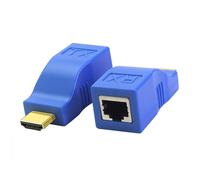 SUNY-Extendeur Rj45 Hdmi 1.4,Adaptateur Hdmi Vers Rj45,Répéteur De Convertisseur Hdmi Vers Ethernet,Distance D'Application Jusqu'À 30 M-Pour Affichage Hdtv 4K 2K 1080P Avec 3D