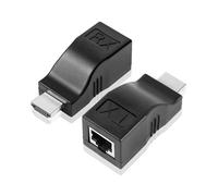 SUNY-Extendeur Rj45 Hdmi 1.4,Sur Câble Simple Ethernet Lan Rj45 Cat5E Cat6-Distance D'Application Jusqu'À 30 M,Pour Hdtv Hdpc Ps4 Stb 4K 2K,Nécessite Un Câble En Cuivre Pur Cat 5E/6/6E