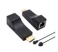SUNY-Extension Hdmi 60M Sur Un Seul Câble Cat5E/Cat6/Cat7 Avec Télécommande Ir,Full Hd,3D,Copie Edid,Hdcp,Poc,Alimenté Par Usb,Sans Décalage,Sans Perte,Kit Émetteur-Récepteur Hdmi