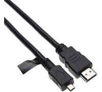 SUNY-Micro Hdmi Vers Hdmi Câble Adaptateur Cordon Convertisseur Compatible Avec Connecter Panasonic Lumix Dmc Dmchc Gh4 Fz1000 Fz300 Fz330 Gf7 Gf7K Gh4A Gh4H Tz61 Tz70 Tz71 Tz80 Tz81 Tz100 Tz101 Tz37