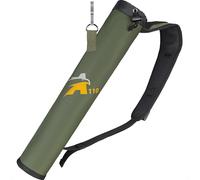 Sunya Carquois de Flèche de Tir à l'arc, Modes de Transport Double Hanche et Dos, Boucle Silencieuse Réglable à Détachement Rapide, Pliable Léger 200g, Fermeture à Cordon de Réduction du Bruit (Vert)