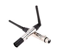 Sunydog 2.4G ISM DMX512 sans Fil Masculin et féminin 2 en 1 XLR récepteur et émetteur d‘eclairage LED pour la scène par lumière de soirée avec antenne