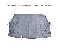 Sunydog 3 Sièges Swing Cushion Cover, Résistance à la Déchirure, Ultra-léger, étanche avec perméabilité, Facile à Nettoyer, Remplaçable pour Le Swing de 3 (Gris)