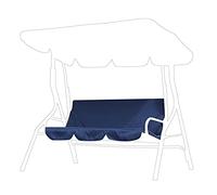 Sunydog 3 Sièges Swing Cushion Cover, Résistance à la Déchirure, Ultra-léger, étanche avec perméabilité, Facile à Nettoyer, Remplaçable pour Le Swing de 3 (Bleu foncé (spécification du Fournisseur: