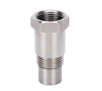 Sunydog Adaptateur D'espacement de Convertisseur Catalytique de Capteur D'O2 M18 X 1,5, Argent Universel, Acier Inoxydable de précision Parfaite, Robuste, Pas de Rouille, Pas de