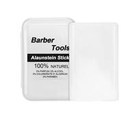 Sunydog Bloc d'alun, accessoire de rasage en pierre d'alun 100 % naturel, sans odeur, alternative au déodorant après-rasage, apaise la peau après le rasage, article de barbier pour homme et femme