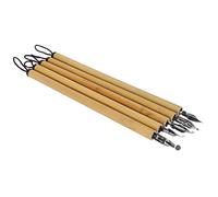 Sunydog Calligraphie Stylo, 5 Pièces Dip Manga Boîte Vintage Bambou 5