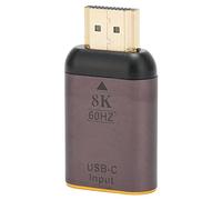 Sunydog Convertisseur D'interface Multimédia HD 8K pour Un Travail de Bureau et Un Divertissement Rationalisés avec Design en Aluminium 1 unité (Adaptateur d'interface multimédia HD mâle vers)