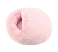 Sunydog Coussin de Chauffage à Pied en Peluche Premium, Doux et Confortable, Chauffage USB pour le Bureau D'hiver, Soulager la Douleur avec le Chauffage, Froid et Humide avec une (Rose)