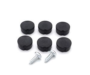 Sunydog Couvercles de Seuil, 6 Pièces de Remplacement en ABS Noir pour T5 T5.1 T6, Fabriqués à Partir Matériaux qualité Supérieure, Installation Facile sans Opération