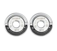 Sunydog Écrous à Bride pour Meuleuse D'angle, Contre-écrou en Acier au Carbone M14, Haute stabilité, Amateurs