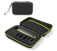 Sunydog Étui de Rangement Résistant aux Chocs pour QP2520/90/70 avec éponge Amovible, Housse de Protection Verte pour Rasoir, 150 G