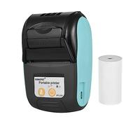 Sunydog Imprimante Thermique Portable 57mm avec 1 Rouleau Papier | Imprimante de Reçus Tickets Billets BT Bluetooth pour Commerces de Détail Magasins et Restaurants Boutiques, Bleu