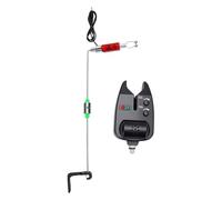 Sunydog Indicateur de Vibration D'alarme de Pêche avec Conception Durable | Système d\'alerte double efficace, compatible avec les rod pods standard, alliage métallique ABS léger, poids réglable pour