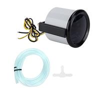 Sunydog Jauge Turbo Boost 35PSI, Teinte Fumée de Course, Affichage Numérique 52 Mm/2 Pouces, LED Bleu Rouge, Professionnel Universel 12 V avec Matériau Plastique + Métal pour