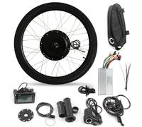 Sunydog Kit de Moteur de Vélo électrique Puissant 36 V 500 W Kit Conversion Moteur Moyeu Roue Avant avec Contrôleur et Levier Frein pour Vélo électrique DIY 26 X 1,75'' Pneu Adventure Riders