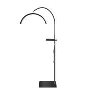 Sunydog Lampe de beauté UShape Half Moon Light 36 W pour Extensions de Cils, Ongles, sur Pied avec Plateau pour Manucure (Prise UE)