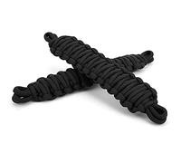 Sunydog Limiteur de Porte de Voiture Réglable, fabriqué en Tissu Oxford de qualité, Taille Compacte, Convient pour TJ 1997-2006, Accessoire Pratique avec Rouge/Noir, Conforme aux Normes (Noire)