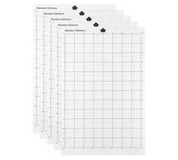 Sunydog Lot de 5 tapis de découpe pour portrait Silhouette - Tapis de découpe de rechange - Transparent - Avec grille de mesure - 20,3 x 30,5 cm - Pour traceur Silhouette Cameo Explore