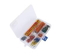 Sunydog Lot de 560 Câbles de Connexion en U pour Platine D'expérimentation, Extension de Broches de Circuit imprimé avec Boîte de Rangement Séparée pour le Prototypage et les Tests
