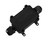 Sunydog M686 Plastic 2, Boîte de Jonction Imperméable Position Noire | Boîtes à bornes pour câbles d\'électricité pour lampadaire LED