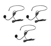 Sunydog Microphone Casque Unidirectionnel 3 Pièces avec Fonction Anti-Bruit pour l'enseignement, Les Conférences et Les Discours-Conception Légère