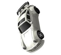 Sunydog Mini Véhicule Modèle Proportionnel 2,4 GHz 4WD avec Lumières LED, Jouet de Sport de Course pour Adultes Garçons Filles Enfants, Voiture Dérive Bureau, Maîtrisez l'art (Blanche)