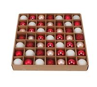 Sunydog Ornements de Noël Colorés Ornements de Décoration Fête Vacances à l'épreuve Vacances - qualité Supérieure, Durable (Rose Blanc Rouge)
